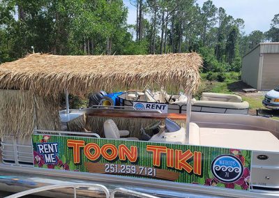 Alabama Tiki Pontoon party boat rentals in Orange Beach