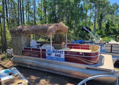 Tiki Toon boat for rent by Watertoys2u - Alabama Tiki Pontoon cruise tour in Orange Beach