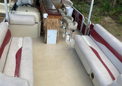 Overview of our Alabama Tiki Pontoon party boat rentals in Orange Beach