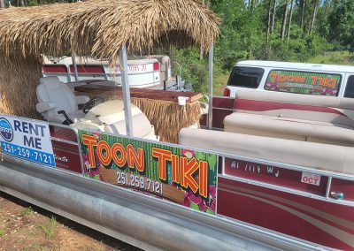 Alabama Tiki Pontoon party boat rentals in Orange Beach